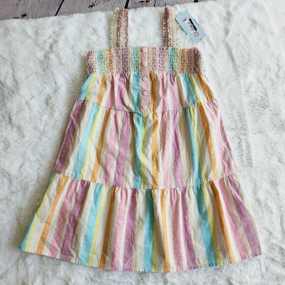 Cat & Jack, Girls' Sleeveless Short Woven Dress, 3KIDO-F - Picture 2 of 5